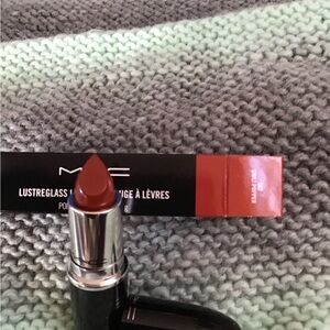 MAC Lustreglass Lipstick in Deep Red